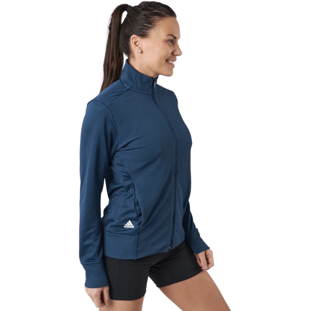 Adidas Textured Full-Zip Athletic Jacket